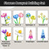 Set, 888 8+ PLAXSOON Flower Bouquet Building PCS Botanical Collection Building Block Toy, Flowers Rose Plant Home