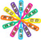 ArtCreativity Cymbals Tambourine for Kids, Pack of 12 Colorful Handheld Music Toys, Fun Party Favors