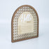 TTMerriwood 6.5 Inch Baby Announcement Sign Wooden Hello World Newborn Welcome Sign Birth Name Plaques for Photo Props