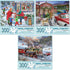 Bits and Pieces Value Set of Three 300 Piece Jigsaw Puzzles for