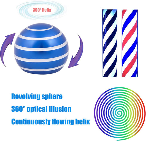 samilalago 180 Desk-Toys for Fidget Kinetic-Cool-Gadgets: Cool-Stuff for Kid Children Teen Adult, Optical-Illusion Toy