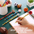 Chivao 36 Set Sports Pencils and Erasers for Boys Girls, Baseball Soccer Football Basketball School Supplies