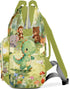 LiSoAkWE Backpack Daypack Backpack Personalized Large Capacity Forest Dinosaur Animals Diaper Bags,Custom Name Casual