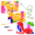Gifts2U Marble Run Toy - 130Pcs Educational Construction Maze Block Toy Set with Glass Marbles for Kids