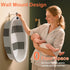 0 36 Collapsible Baby Bathtub - Large Baby Bath Tub with Thermometer & Cushion | Travel Portable Newborn Infant Bathtub