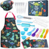Anpro Complete Kids Cooking and Baking Set - 27 Pcs Includes Aprons