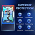 SEFOWG 5000ct Clear Card Sleeves for Trading Cards, Baseball Sports Soft Sleeves, Ultra Soft Plastic Card Protector