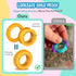 12 Sensory Toys Fidget Rings for Kids - Pcs Finger Spinner Rings for Anxiety Relief Autism ADHD, Quiet Fidgets