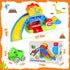 1 2 4 12-18 1-3 Toddler Toys for Year Old Boy Gifts, Dinosaur Slide with Dino Cars Montessori Learning Toys for Baby