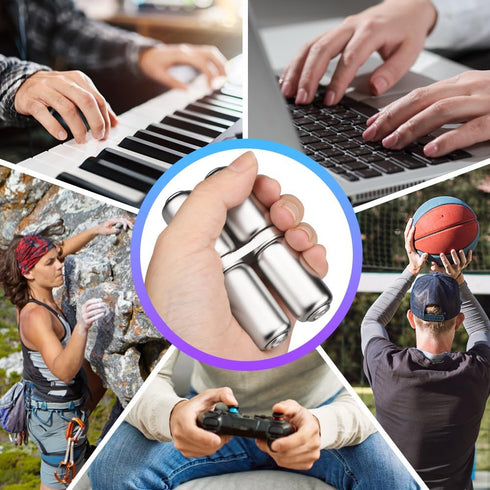 Amarlozn Handheld Fidget Hand Roller Toy for Kids Adults, Metal Fidget Spinner, Cool Gadget Desk Toy for Autism ADHD