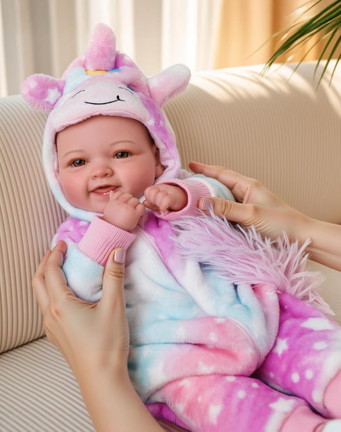 17inch 3+ BABESIDE Baby Dolls, Large Realistic Cute Soft Body Baby Doll Real Life Baby Dolls with Accessories for Year