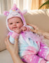 17inch 3+ BABESIDE Baby Dolls, Large Realistic Cute Soft Body Baby Doll Real Life Baby Dolls with Accessories for Year