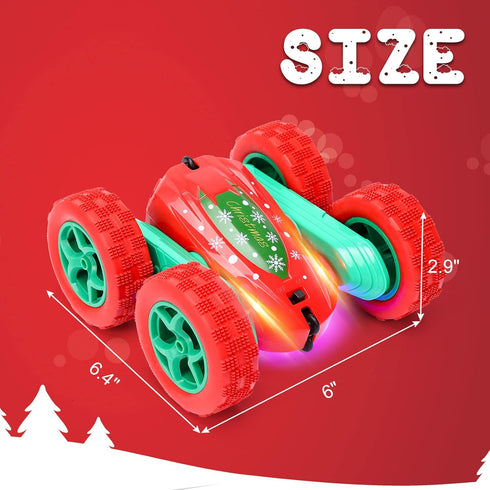 GAOMON 2PACK Remote Control Stunt Car for Kids, 2.4GHz High Speed Rock Crawler, 360° Rotating 4WD