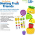 Learning Resources Big Feelings Nesting Fruit Friends - Fine Motor Toys, Social Emotional Skills Regulation Tools
