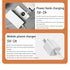 VVU&CCO 5H,Precise Portable Baby Bottle Warmer for Travel,Fast-Heating & Long-Lasting Warming UP to Temperature