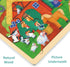24 Piece Puzzles for Kids Ages 3-5, Unique Shape Wooden Jigsaw Puzzle for Farm Animals