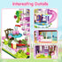 Sitodier Set,689pcs 6-12 8-14,Holiday 6 7 8 9 10 11 12 13 14 Girls Building Blocks Garden Villa House Building Block