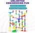 Marble Genius Marble Run - 130 Complete Pieces Maze Track for Kids Aged 4-8 Years Old, Starter Set