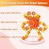 YIZER 24PC 24PC Valentines Cards for Kids with Fidget Spinner,Funny Sensory Fidget Toys Deformable Chain DIY Robot
