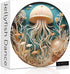 Ocean Jellyfish Puzzles for Adults, 1000 Piece Deep Blue Sea Fish Jigsaw Puzzle, Round Jellyfish Art