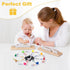 Set 91 4 12 Set Mexican Train Dominoes with Number Tiles, Wooden Racks, Double Dominoes Game for Family Fun, Parties
