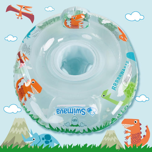 G3 6-36 Swimming (Mesozoic) Swimava Baby Swim Seat Ring (Age Months), Inflatable Float, Foldable Lightweight Pool Swim