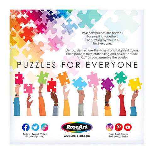 1000 RoseArt - Hobby Haven - Bookshelf - Piece Jigsaw Puzzle for Adults - Perfect for Reading Enthusiasts