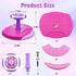 1-3 360 1 2 3 VROGTIK Sit and Spin Toys for Toddlers Girls, Toddler Spinning Seat with LED Lights and Music Christmas