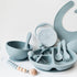 Babeehive Goods Bowls - Stress-Free Mealtime, Food-Grade Silicone, Sturdy Suction Bowl and Soft Spoon, BPA-Free
