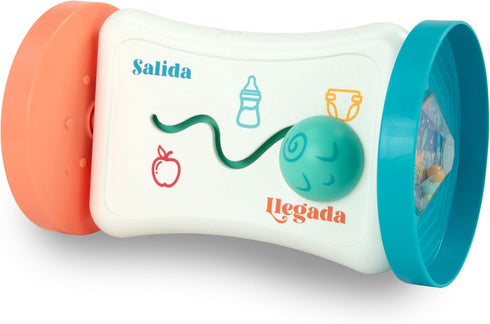 BEBE FUERTE Marathon Maze 2-in-1 Activity Mirror by Robin Arzon - Bilingual Baby Activity Center Sensory Toys