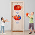 Sosation 2 Pcs Mini Basketball Hoop with 4 Basketballs, Sticky Hook, Indoor No Drilling Decompress Game for Kids