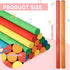 Yookeer 30 Pcs Rhythm Sticks for Kids - Wooden Lummi Music Toys Percussion Instruments for Classroom Play