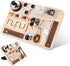 Dementia Activities for Seniors-Fidget Busy Board-Alzheimers Products for Elderly-Memory Games for Autism