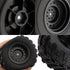 RC Tires Wheels Spare Parts 90115 for 1:12 Bruhless Brushed 903 HM121 YC300 RC Car Trucks(2 PCS)
