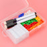 Meetory 45-Piece Blank Game Board Markers - Game Card Stands, Plastic Token Cards for Party Favors