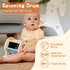 Montessori Toys for Babies 6-12 Months - 3 in 1 Play Kit with Spinning Drum, Tissue Box Toy, and Peekaboo Puzzle
