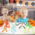 4 Pack Halloween Stretchy Skeleton Fidget Toys for Kids, Sensory Pop Tube Toddler Toys for Halloween
