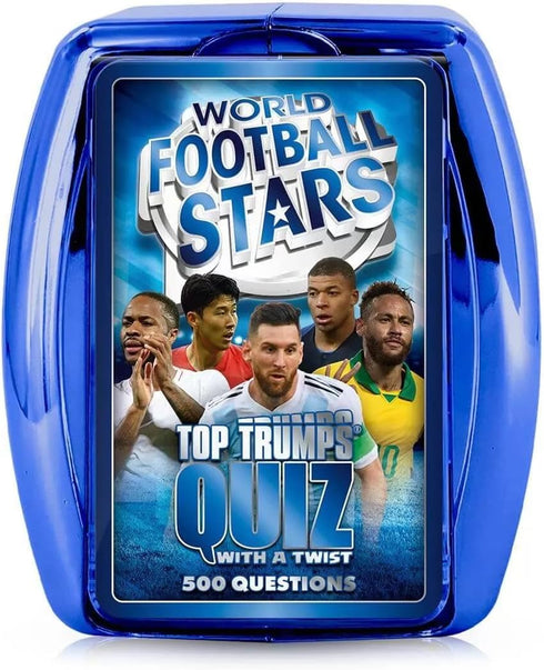 Top Trumps Soccer Trivia Game - Quiz Games for Kids and Adults - Great Travel and Road Trip Games