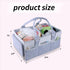 Loisdaro Baby Diaper Caddy Organizer for Changing Table, Baby Storage Basket for Diapers and Baby Wipes,Car Caddy