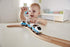 E3728 Set 3 10.63" 1.5" 1.97", 7 Pack Hape Intercity Train Toy, Kids Train Toy with Accessories, x Open/Close Magnetic