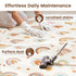 omedecal 50"50" 1.2" Tummy Baby Play Mat for Floor & Playpen, Thick High-density Foam Nursery Mat for Time, Soft Plush