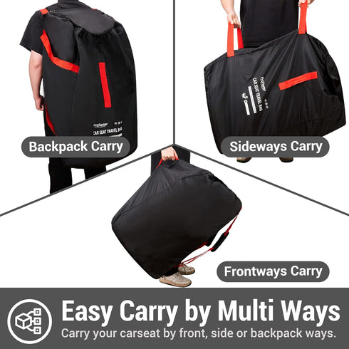 ProFaster Backpack Car Seat Travel Bag for Air Travel - Karfast Universal Infant Carseat Gate Check Bag Cover