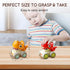 Dinosaur Racing Cars for Toddlers 1-3, Baby Press and Go Car Toys, Infant Play Vehicle Set for 1st Birthday