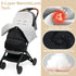 (105x46cm) KAKIBLIN Stroller Footmuff, Baby Footmuff for Stroller, Universal Bunting Bag for Babies Compatible