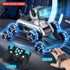 Rasout 8WD 2.4Ghz 6 7 8 9 10 11 12 13 Robot Dog Toys, RC Stunt Car for Kids Adults, Gesture Sensor Remote Control Cars
