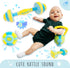 Skywin Baby Workout Toys Fit Training - 4 Soft, Durable Plush Baby Rattle Toys for Ages 0+