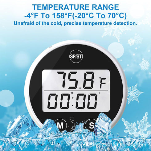 Generic Ice Bath Temperature Floating | Cold Plunge Thermometer for Ice Baths, Hot Tub and Spa Accessories, Waterproof