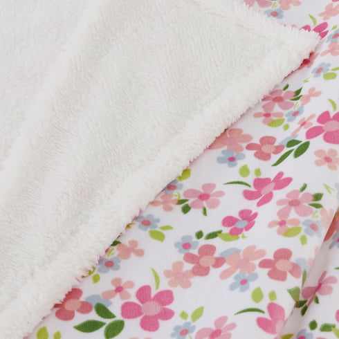 CREVENT 30''X40'' Cute Cozy Fluffy Warm Baby Blanket for Infants Toddlers, Baby Shower Gift - Wildflower