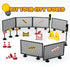 Pasacho City Road Signs Bricks Accessories, Mini Traffic Cones & Crosswalk Signal Toys for Kids Building Blocks