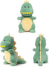 Cute Stuffed Dinosaur Plush, 12" Soft Dino Plushie Toys for Boys, Girls, Baby Kids (Green)